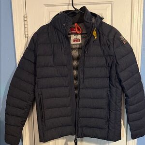 Parajumpers Men's Dark Gray Down Puffer Jacket